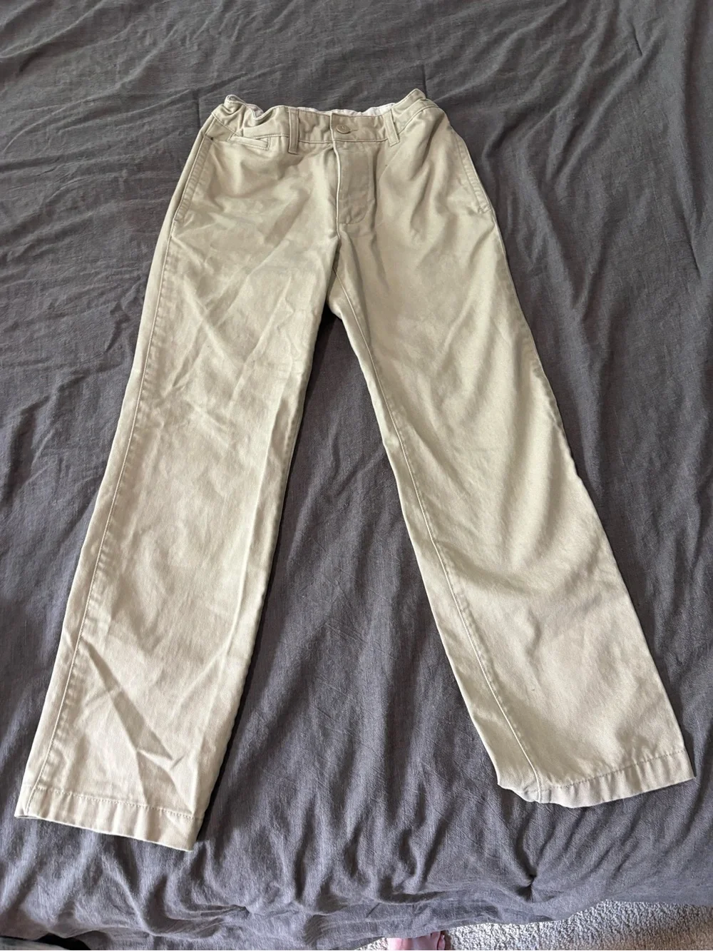 GAP Kids Straight-Leg Chinos in Light Beige